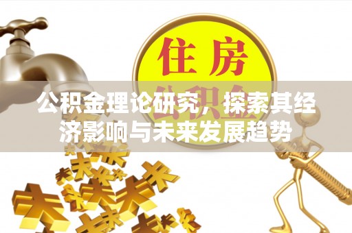 卫东公积金理论研究，探索其经济影响与未来发展趋势