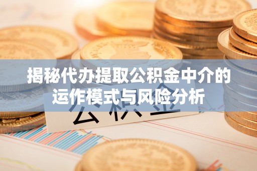卫东揭秘代办提取公积金中介的运作模式与风险分析